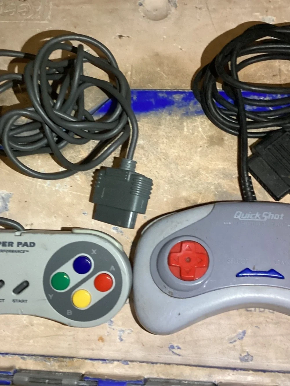 2 Performance Super pad & Quick shot controllers for Nintendo SNES Parts Repair